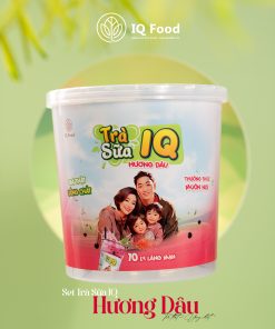 TRÀ SỮA IQ - HƯƠNG DÂU