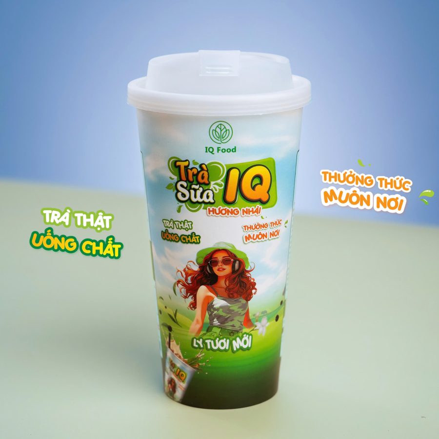 Ly Trà Sữa IQ FOOD - Hương Nhài